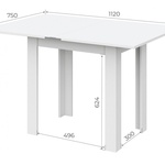 Стол обеденный СО-3 раскладной в Ростове-на-Дону