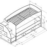 Кровать-чердак Дюймовочка 4.3 в Ростове-на-Дону