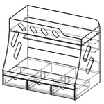 Двухъярусная кровать Дельта 20.01 в Ростове-на-Дону